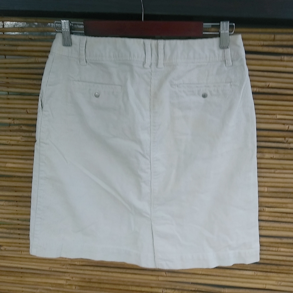 Merona 4 Mini Skirt Corderoy Light Khaki - Picture 3 of 9